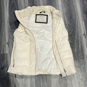 White Calvin Klein Puffer Vest